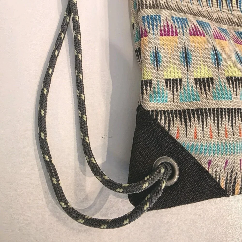Dakine Cinch Pack Backpack Drawstring Bag Tribal Look‎